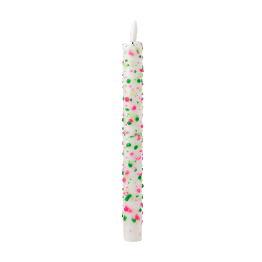LED Pillar Kaars Floral Sparks RC - 1 stuk