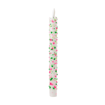 LED Pillar Kaars Floral Sparks RC - 1 stuk