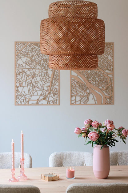 LED-Wachskerzen Herzen Pink mit Fernbedienung – 2er-Set
