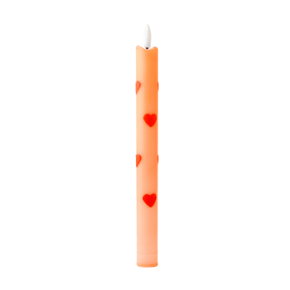 LED Pillar Kaars Oranje Crush RC - 1 stuk