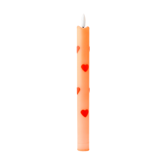 LED Pillar Kaars Oranje Crush RC - 1 stuk