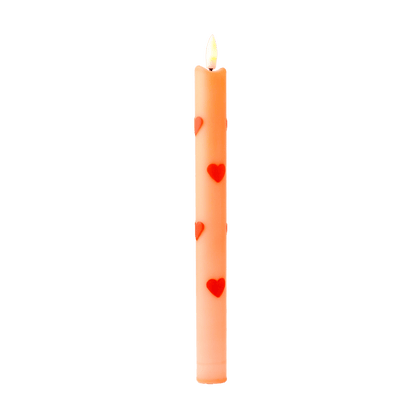 LED Pillar Kaars Oranje Crush RC - 1 stuk