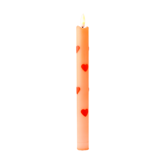 LED Pillar Kaars Oranje Crush RC - 1 stuk