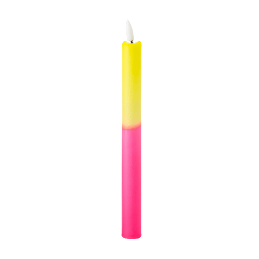 LED Pillar Kaars Neon Bloom RC - 1 stuk