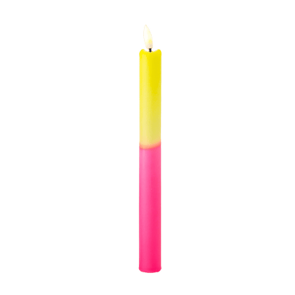 LED Pillar Kaars Neon Bloom RC - 1 stuk