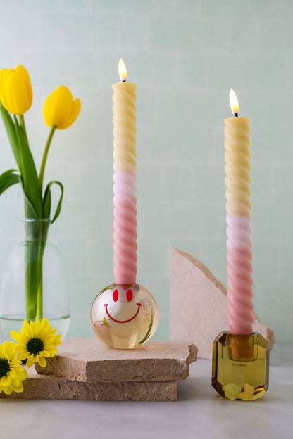 Kandelaar Happy Rood-Roze