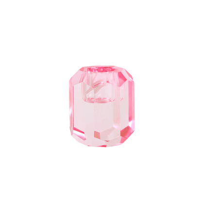 Kandelaar Crystal Roze